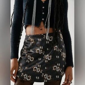 Free People - Floral Mini Skirt